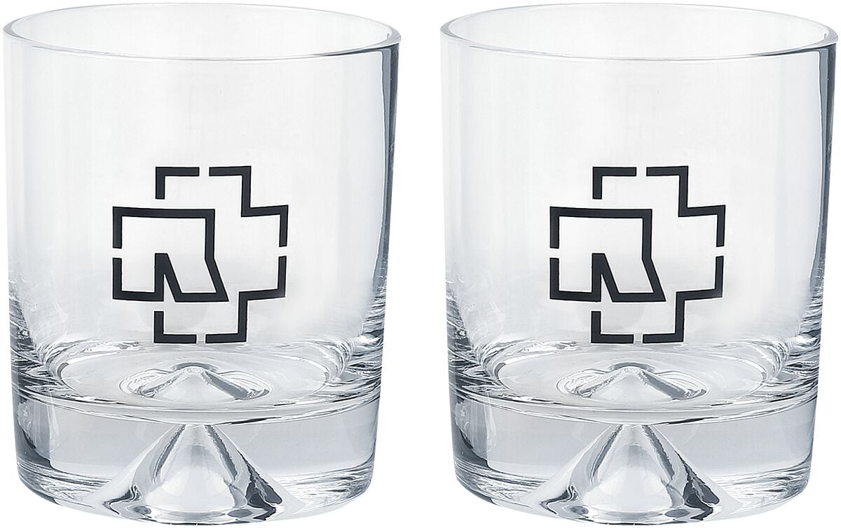 Rammstein Tumbler 2er Box Whiskyglas klar von Rammstein