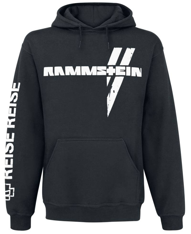Rammstein Weißes Kreuz Kapuzenpullover schwarz in XL von Rammstein