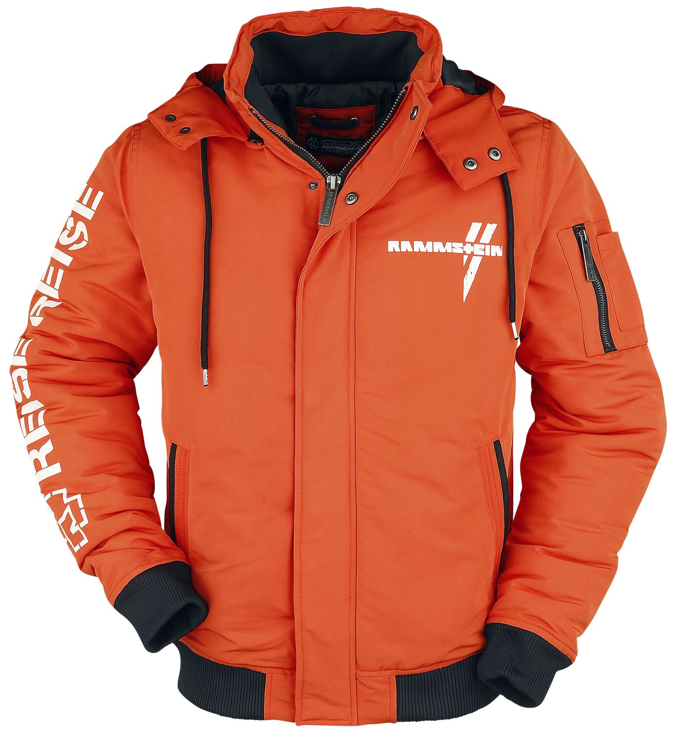 Rammstein Winterjacke Winterjacke orange schwarz in XXL von Rammstein