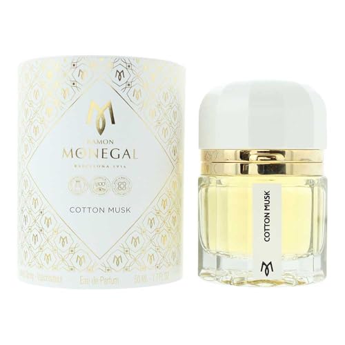 RAMON MONEGAL Ramon M Cotton Musk EDP Vapo 50 ml, 1er Pack (1 x 50 ml) von RAMON MONEGAL