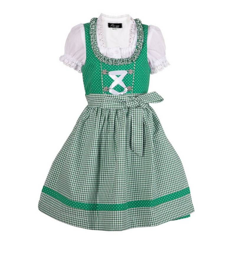 Ramona Lippert Dirndl Kinderdirndl Nele grün 3-teiliges Trachtenkleid Mädchen von Ramona Lippert