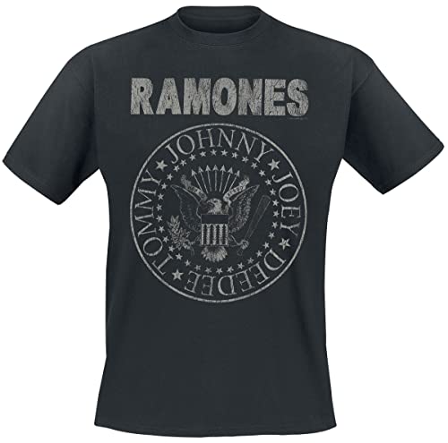 Ramones Hey Ho Let's Go - Vintage Männer T-Shirt schwarz M 100% Baumwolle Undefiniert Band-Merch, Bands von Ramones