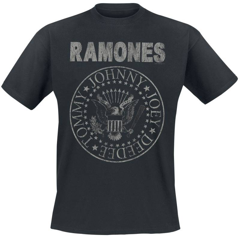 Ramones Hey Ho Let's Go - Vintage T-Shirt schwarz in 5XL von Ramones