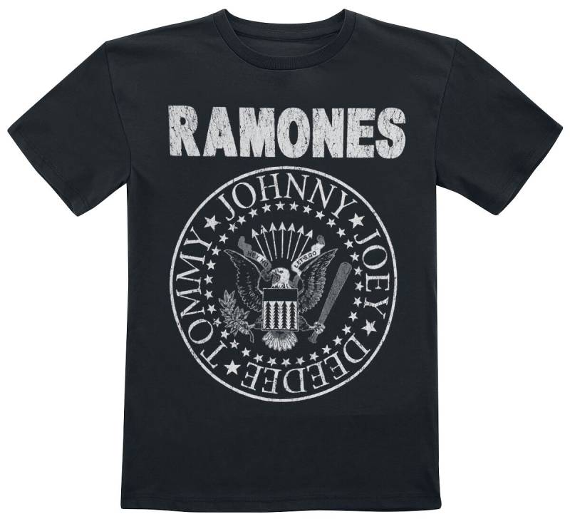 Ramones Kids - Seal Hey Ho Lets Go Backprint T-Shirt schwarz in 116 von Ramones