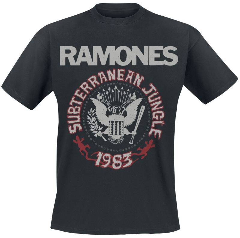 Ramones Subterranean Jungle T-Shirt schwarz in XXL von Ramones