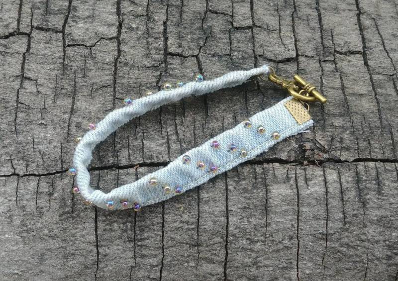 Armband Blau Jeans, Denim Armband, Upcycled, Jeans Recycelt, Schmuck Denim, Blau, Boho Schmuck, Geschenk Für Sie W19 Armband Blau Jeans, Denim Armband, Upcycled, Jeans Recycelt, Schmuck Denim, Blau, Boho Schmuck, Geschenk Für Sie W19 von RanchoArt