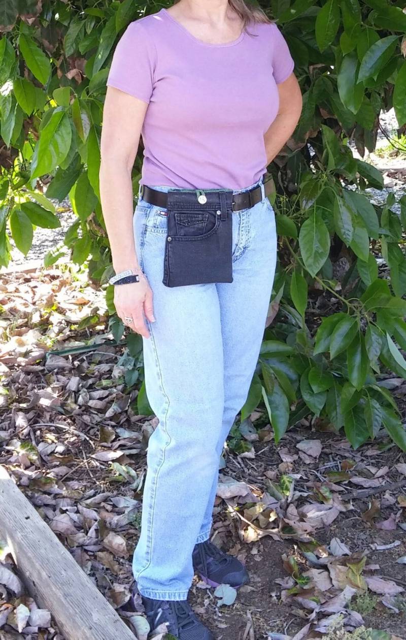 Bauchtasche, Gürteltasche Jeans, Tasche Denim, Reisetasche, Jeansbeutel, Recycelte Jeans Geldbörse, Handytasche, Motorradtasche D50 von RanchoArt
