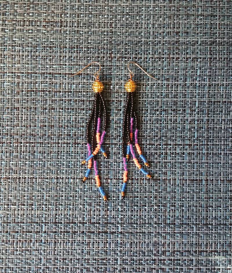Lange Perlen Ohrringe, Fransen Boho Quaste, Lange Geschenk Für Sie 40 Lange Perlen Ohrringe, Fransen Boho Quaste, Lange Geschenk Für Sie 40 von RanchoArt