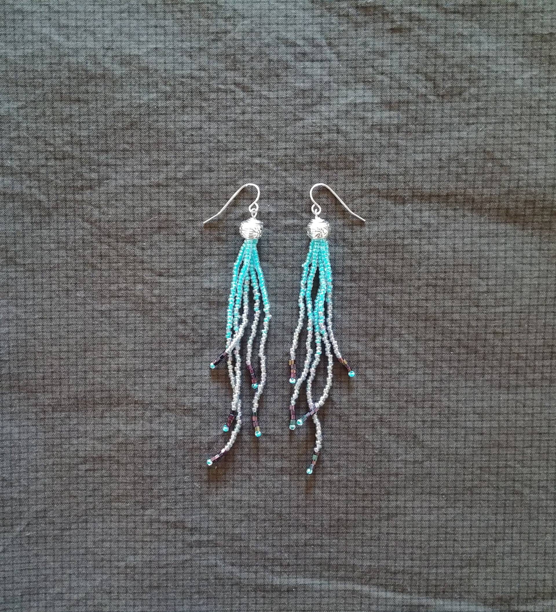 statement Ohrringe, Fransen Lange Perlen Boho Quasten Südwestlicher Schmuck, Türkis E41 statement Ohrringe, Fransen Lange Perlen Boho Quasten Südwestlicher Schmuck, Türkis E41 von RanchoArt
