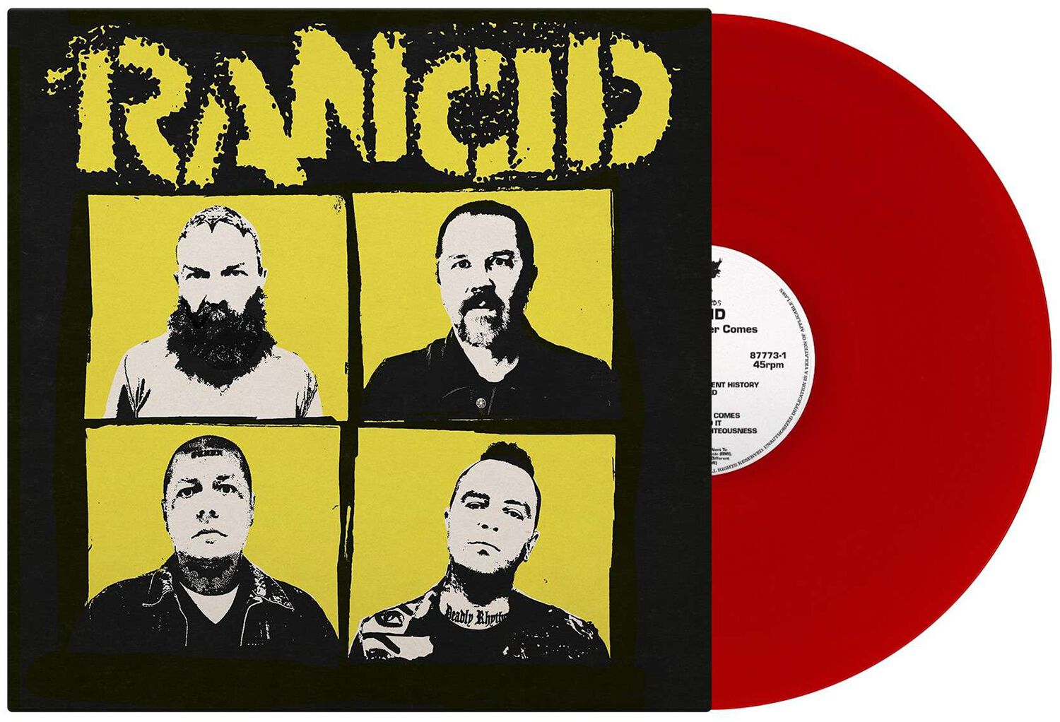 Rancid Tomorrow never comes LP multicolor Rancid Tomorrow never comes LP multicolor von Rancid