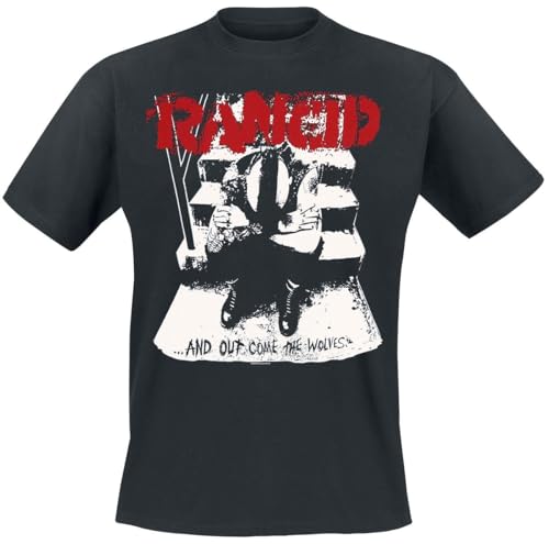 Rancid Wolves Männer T-Shirt schwarz S 100% Baumwolle Band-Merch, Bands Rancid Wolves Männer T-Shirt schwarz S 100% Baumwolle Band-Merch, Bands von Rancid