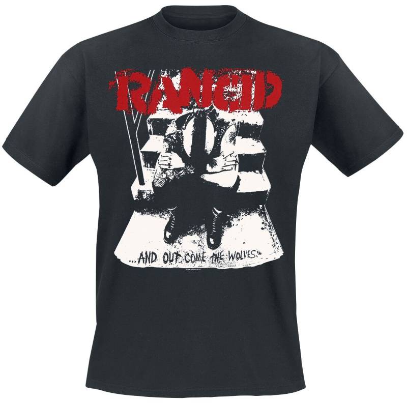 Rancid Wolves T-Shirt schwarz in L von Rancid