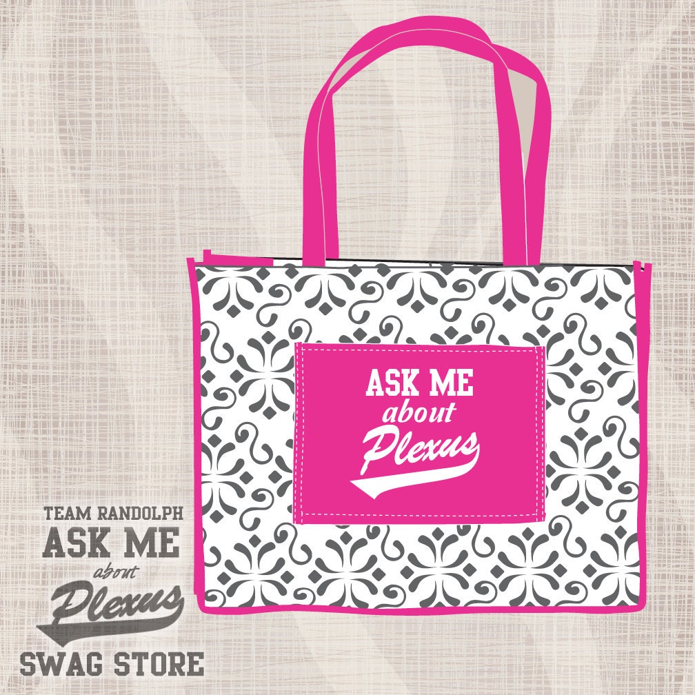 Plexus-Einkaufstasche, Plexus-Tasche, Rosa Kunststoff-Einkaufstasche, Einkaufstasche Plexus-Einkaufstasche, Plexus-Tasche, Rosa Kunststoff-Einkaufstasche, Einkaufstasche von RandolphPlexusSwag