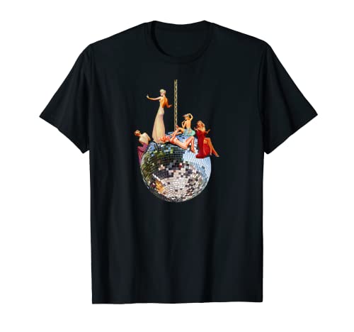 Pin-Up Mädchen Discoball Retro Vintage T-Shirt Pin-Up Mädchen Discoball Retro Vintage T-Shirt von Random Galaxy
