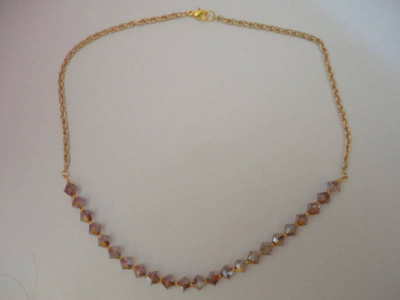 Lavendel Glas Halskette Lavendel Glas Halskette von RandomLovelies