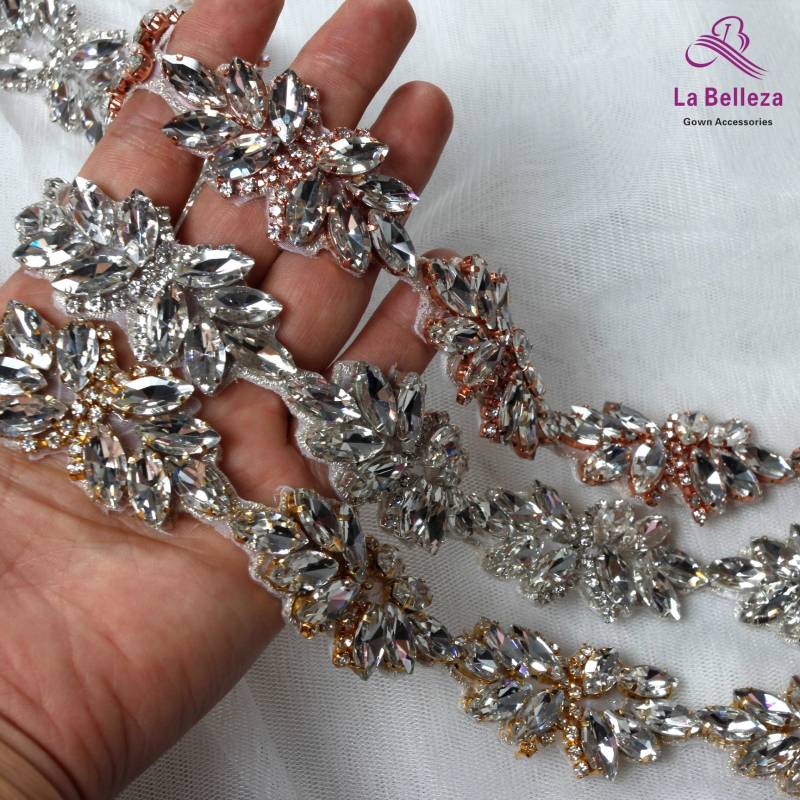 5 M Handgemachte Rosegold/Gold/Silber Strass 3cm Gürtel Assecories Patch 5 M Handgemachte Rosegold/Gold/Silber Strass 3cm Gürtel Assecories Patch von Randyfabrics