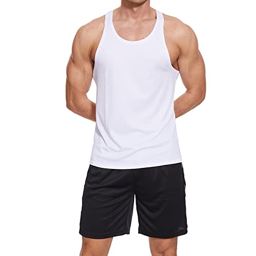Herren Stringer Bodybuilding Workout Gym Tank Tops Y Rücken Muskel Fitness Tanks Ärmelloser Stringer T-Shirt Weiß XL Herren Stringer Bodybuilding Workout Gym Tank Tops Y Rücken Muskel Fitness Tanks Ärmelloser Stringer T-Shirt Weiß XL von Rane Sports