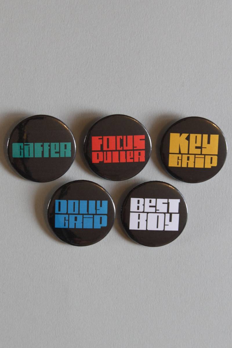 Film Crew Job Titel 38mm Button Anstecker Film Crew Job Titel 38mm Button Anstecker von RangedLeftDesigns