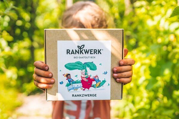 Rankwerk Bio Saatgut-Box „Rankzwerge“ für Kinder von Rankwerk