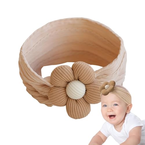 Ranley Baby-Stirnbänder, Stirnbänder für Neugeborene - Baby Stirnband Weiches Kopftuch - Niedliche dehnbare Kopfbedeckungen, Stirnbänder für Neugeborene mit Blumen, Stirnbänder für neugeborene von Ranley