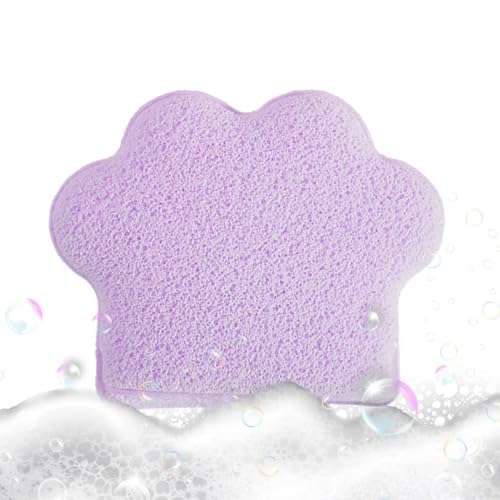 Ranley Gesichtswäscheschwamm, Gesichtspextiorschwamm - Katzenpfoten Make -up -Entferner trockener Tücher - Vergrößerte Handschuhpufftuch für Frauen männlich von Ranley