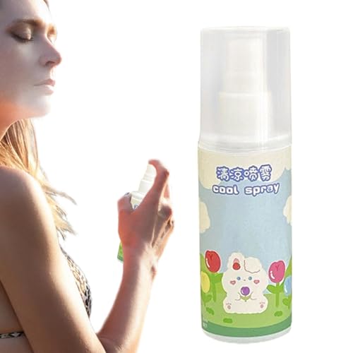 Ranley Kühlspray für die Haut, Instant Cool Spray | 80 ml Körperkühlspray - Erfrischendes, schützendes, hautfreundliches Spray, das die Temperatur sofort senkt. Kleines und leichtes Spray für von Ranley