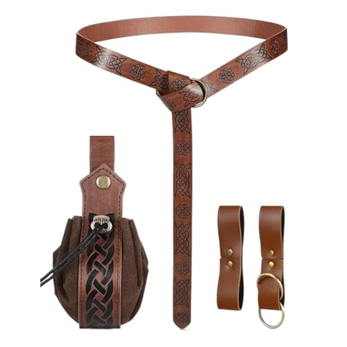Ranley Mittelalterliche Gürtelaccessoires | Renaissance Gürteltasche Cosplay Zubehör - Cosplay Umhängetasche Outfit Für Damen Erwachsene Convention Theaterbühne Fotoshooting Party von Ranley