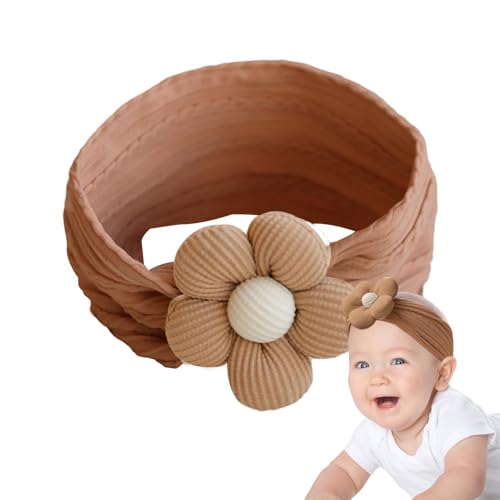 Ranley Stirnbänder für Babys,Baby-Stirnbänder | Baby Stirnband Weiches Kopftuch | Stirnbänder für Neugeborene mit Blume, niedliche dehnbare Stirnbänder, Stirnbänder für Neugeborene von Ranley