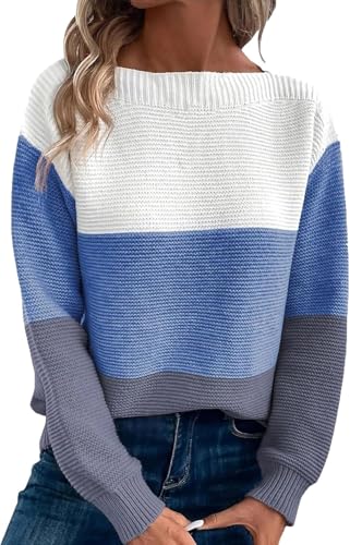 Ranphee Pulli Damen Herbst Moderne Winterpullover Warm Dicke Langarm Grobstrickpullover Damenpullover Vintage Basic Women's Knit Sweater Femme von Ranphee