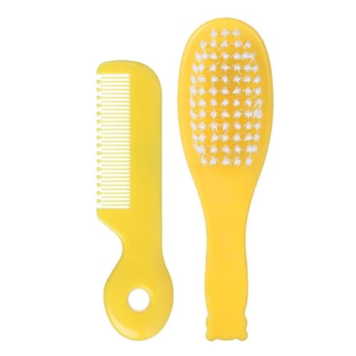 Baby Haarbürste & Kamm Set Kinder Haarbürste Weiche Nylon Borsten Caps Haarbürste Für Kleinkind Säugling Kopf Massage Säugling Haar Pinsel Weiche Infant Caps Säugling Haar Bürste Für Bad von Ranuw