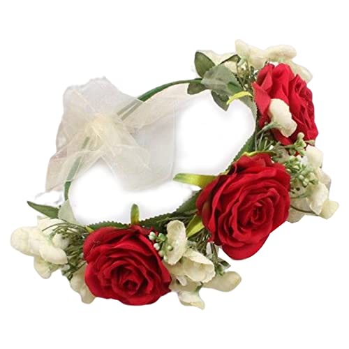 Blumen Stirnbänder Für Damen Braut Blumenkronen Für Hochzeit Blumenkronen Haarkranz Braut Blumen Stirnbänder Blumen Stirnbänder Für Frauen von Ranuw