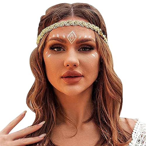 Brautparty Kopfschmuck Elastisches Stirnband Mädchen Hochzeits Kopfschmuck Kristall Charme Haarband Weiblicher Haarschmuck Elegantes Haarband Haar Accessoire von Ranuw