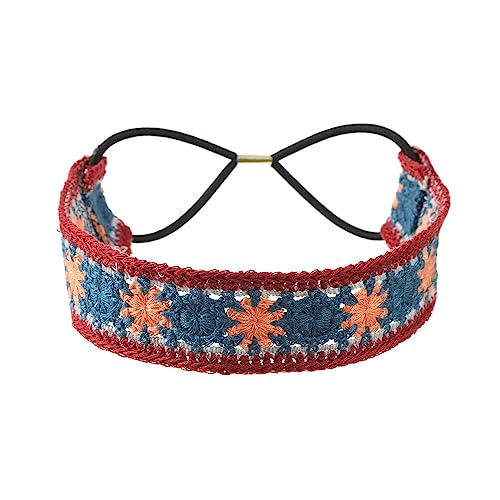 Ethnisches Damen Haarband Mit Hohlen Blumen Outdoor Camping Foto Häkel Haarband Frühlings Sommer Stirnband Für Reisen Häkel Haarband Für Frauen Sonnenbeständiges Häkel Haarband Mit Niedlichem von Ranuw