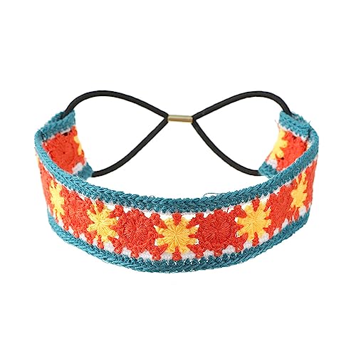 Ethnisches Damen Haarband Mit Hohlen Blumen Outdoor Camping Foto Häkel Haarband Frühlings Sommer Stirnband Für Reisen Häkel Haarband Für Frauen Sonnenbeständiges Häkel Haarband Mit Niedlichem von Ranuw