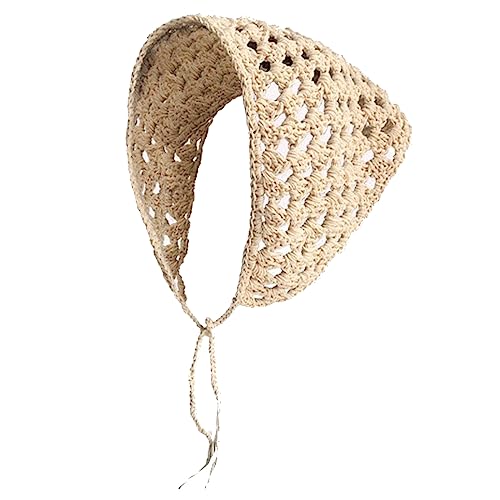 Frauen Kopftuch Einfarbig Haarband Wrap Headwraps Exquisite Handgewebte Stirnband Bandana Haarband Für Urlaub Baumwolle Kopftuch von Ranuw