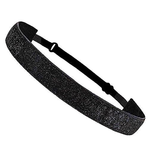 Glitzer Stirnbänder Verstellbar Rutschfest Niedliche Elastische Haar Accessoires Für Gymnastik – Glitzernde Haarbänder Geschenke Modische Stretch Stirnbänder Für Frauen von Ranuw