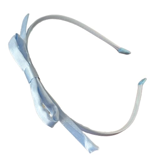 InsStyle Satin-Fliege, Haarband für Damen, mit Schleife, Haarband, Mädchen, süßer Haarreifen, Party-Haar-Zubehör, niedliches Haar-Accessoire, Party-Haarband, Hochzeits-Haarband von Ranuw