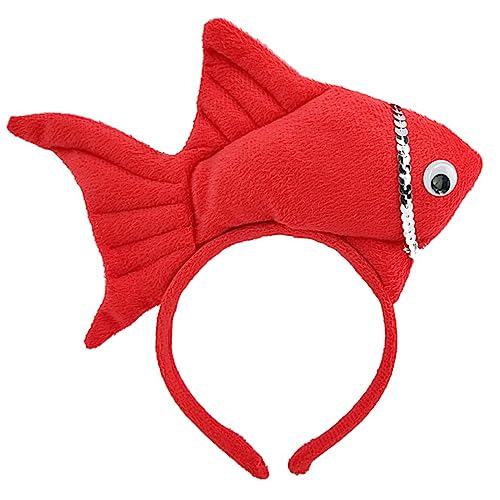 Niedlicher Ausgestopfter Fisch Dekor Haarreifen Für Frauen Waschgesicht Make Up Stirnband Für Fotoshooting Halloween Haarschmuck Haarreifen Für Frauen Hübscher Cartoon Ausgestopfter Fisch Süßes von Ranuw
