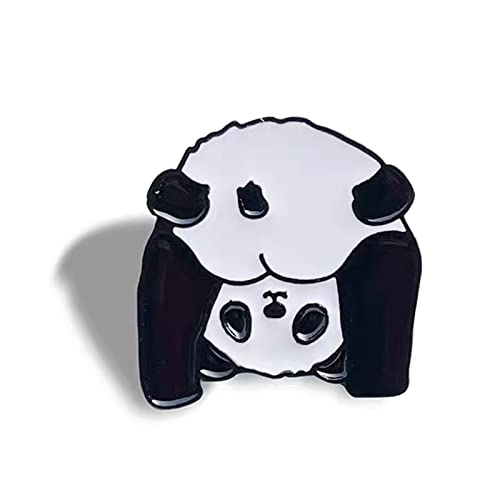 Panda Pins Rucksack Pins Legierung Emaille Brosche Lustige Panda Brosche Cowboy Abzeichen Pin Für Büchertaschen Kleidung Jacken Dekor Panda Brosche Pin Für Frauen Männer Dekorationen von Ranuw