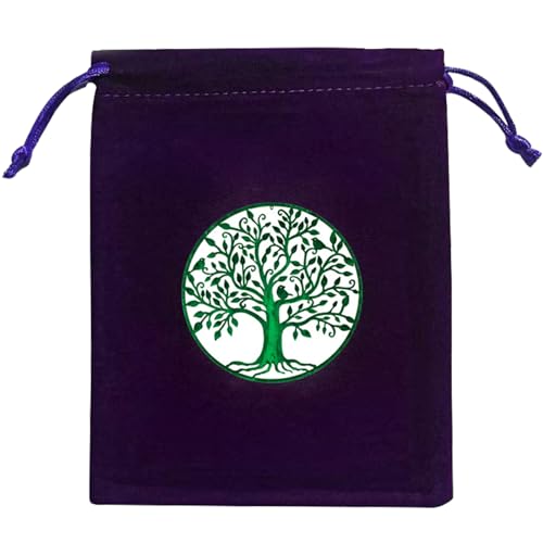 Ranuw Divinations Tarot Karten Würfel Tasche Mini Hochzeitstasche Tischdecke Orakel Kartenspiel Tasche Schmuckaufbewahrung Kordelzug Tarot Taschen Kordelzug Schmucktaschen von Ranuw