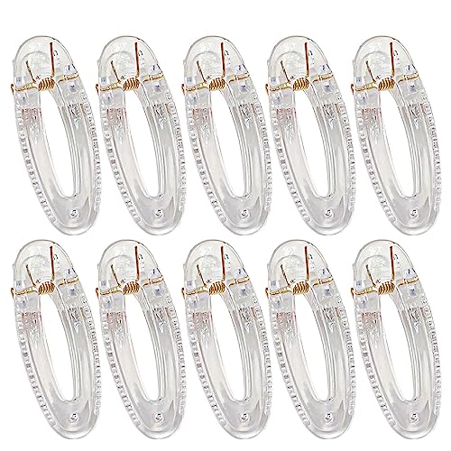 Ranuw Set Mit 10 Transparenten Haarklammern Transparente Acryl Haarklammern DIY Haar Accessoires Transparente Haarspange Transparente Haarnadeln Für Frauen Und Mädchen Transparente Haarnadeln von Ranuw