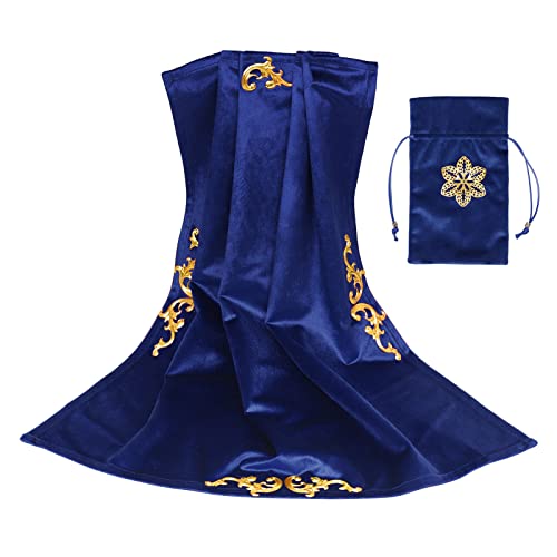 Ranuw Vintage Altar Tarot Tischdecke Tarot Karten Tasche Party Quadratische Tischdecke Wahrsagungen Mit Tarot Kordelzug Beutel Set Tarot Karten Tischdecke Tarot Tischdecke Zum Lesen Quadratischer von Ranuw