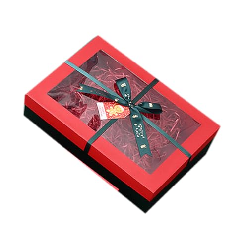 Weihnachts Nesting Plätzchen Geschenkbox Mit Band Durchsichtigem Fensterdeckel Verschachtelter Abdeckung Für Geschenkverpackung Urlaubsdekoration Geschenkverpackung Box Groß Weihnachts Nesting Plätzchen Geschenkbox Mit Band Durchsichtigem Fensterdeckel Verschachtelter Abdeckung Für Geschenkverpackung Urlaubsdekoration Geschenkverpackung Box Groß von Ranuw