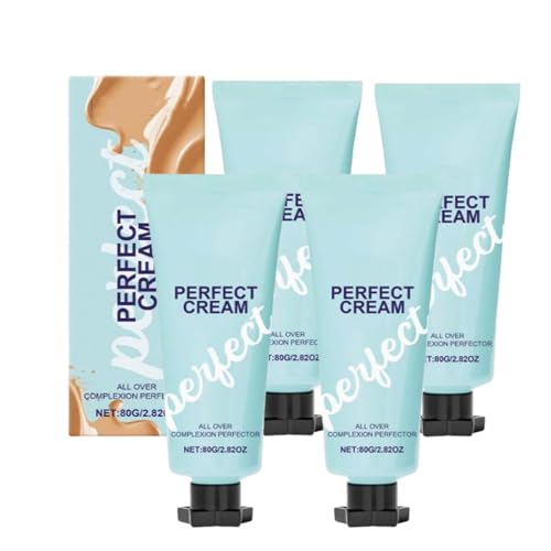 Creme Body Coverage, All Over Complexion Perfector, Gleicht Hautton Und Leichte Foundation Aus, Perfector, Wasserfestes Und Langanhaltendes Make-up, Grundlegend Für Reife Haut Glättet Tone (4pcs) von RanzEdge
