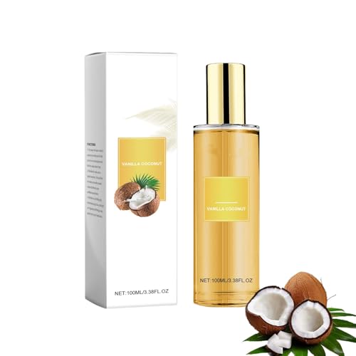 Vanille-Kokosnuss-Parfüm-Körperspray, Lang Anhaltender Nebel, Urlaubsparfüm, Deodorant, Mit Warm Duftenden, Tragbaren Mehrzweckdüften, Für Haut Körper & Haar Reisegröße Für Frauen Männer (1pcs) von RanzEdge