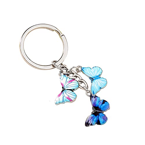 Schmetterling Schlüsselanhänger - Edler Anhänger aus Metall in glänzendem Silber - Glücksbringer Geschenke Freundin oder Freund - Partner Geschenk Liebe Schlüsselanhänger zu Geburtstag, Jahrestag (#D) Schmetterling Schlüsselanhänger - Edler Anhänger aus Metall in glänzendem Silber - Glücksbringer Geschenke Freundin oder Freund - Partner Geschenk Liebe Schlüsselanhänger zu Geburtstag, Jahrestag (#D) von Raopuzi