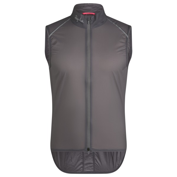 Rapha - Brevet Element Gilet - Fahrradweste Gr XXL grau/weiß von Rapha