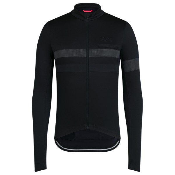 Rapha - Brevet Long Sleeve Jersey - Radtrikot Gr S schwarz von Rapha