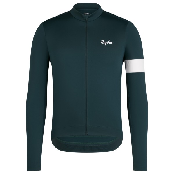 Rapha - Core Thermal Long Sleeve Jersey - Radtrikot Gr L blau von Rapha