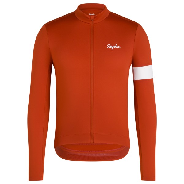 Rapha - Core Thermal Long Sleeve Jersey - Radtrikot Gr XL rot von Rapha